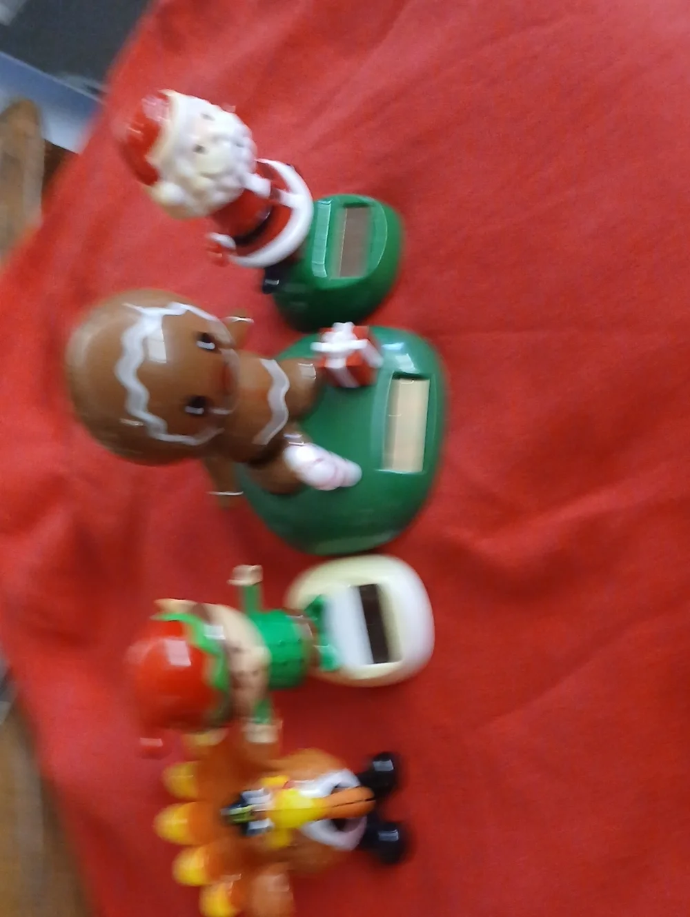 Holiday Solar Dancing Toys - Set of 4